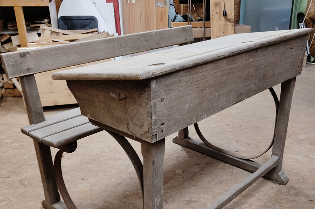 Relooking bureau d'ecolier